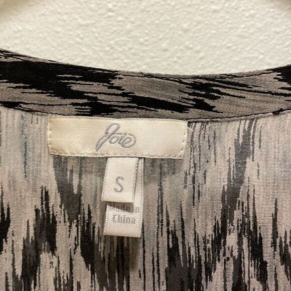 NWOT Joie woman’s black and gray silk sheer dress - Picture 6 of 15